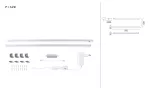 Zestaw opraw podszafkowych SET LINE DIM PIR 2x6W 2x500lm 550mm 3000K 230V/24V chrom matowy / aluminium