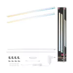 Zestaw opraw podszafkowych SET LINE DIM PIR 2x6W 2x500lm 550mm 2700K-6500K 230V/24V biały matowy / aluminium