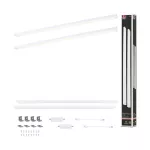 Zestaw uzupełniający opraw podszafkowych LED LINE DIM PIR 2x6W 2x500lm 550mm 30000K 24V biały matowy / aluminium
