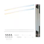 Zestaw uzupełniający opraw podszafkowych LED LINE DIM PIR 2x6W 2x500lm 550mm 2700K-6500K 24V biały matowy / aluminium