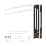 Zestaw opraw podszafkowych SET LINE DIM PIR 2x4W 2x350lm 350mm 3000K 230V/24V biały matowy / aluminium