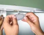 Zestaw opraw meblowych do wbudowania EBL SET 3x2,5W 3x180lm 4000K 12V żelazo szczotkowane / tworzywo sztuczne