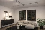 Reflektor na szynoprzewód URail LUX DIM GU10 max.10W chrom matowy / tworzywo sztuczne