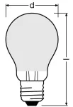 Żarówka RL-A40 DIM 927/F/E27