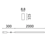 PAULMANN Taśma zewnętrzna LED Plug & Shine DIM 12W 2m 3000K IP68 24V biały