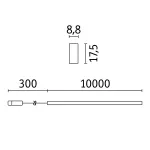 PAULMANN Taśma zewnętrzna LED Plug & Shine DIM 46W 10m 3000K IP68 24V biały