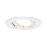 PAULMANN Oprawa do wbudowania NOVA PLUS COIN LED DIM wychylna 6W 470lm 93mm 2700K IP65 230V biały mat