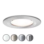 PAULMANN Oprawa do wbudowania NOVA LED DIM stała GU10 6.5W 460lm 78mm 2700K IP44 230V szczotkowane żelazo