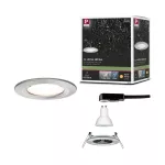 PAULMANN Oprawa do wbudowania NOVA LED DIM stała GU10 6.5W 460lm 78mm 2700K IP44 230V szczotkowane żelazo