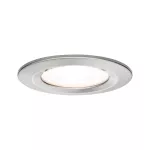 PAULMANN Oprawa do wbudowania NOVA LED DIM stała zestaw 3xGU10 6.5W 460lm 78mm 2700K IP44 230V szczotkowane żelazo