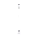Oprawa zwieszana URail PENDEL CONE GU10 max.10W chrom matowy / tworzywo sztuczne
