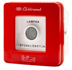 Lampka sygnalizacyjna podtynkowa 24V DCzielona Lsp 24z