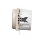 SIMON 54 WMDS-004xL2-041 Ściemniacz obrotowy dwubiegunowy do LED ściemnialnych 230V (moduł) 5-215W; kremowy Wymagana instalacja 4-przewodowa
