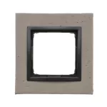 SIMON 54 NATURE WMDZ-0110xS-098 Ramka 1-krotna Nature-Beton, CZARNY CHARAKTER, IP20/IP44. (IP44-należy zastosować uszczelkę ramki DUN1)