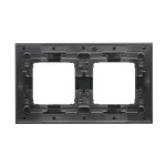 SIMON 54 NATURE WMDZ-0120xS-083 Ramka 2-krotna Nature-Metal, INOX DARK, IP20/IP44. (IP44-należy zastosować zestaw uszczelek DUN2)