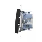 SIMON 54 WMDL-011xx1-049 Łącznik jednobiegunowy z sygnalizacją załączenia LED (moduł) 10AX, 250V~, szybkozłącza; czarny mat