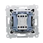 SIMON 54 WMDL-020xxx-048 Łącznik dwubiegunowy (moduł) 10AX, 250V~, szybkozłącza; antracyt