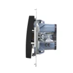 SIMON 54 WMDL-06112x-049 Łącznik schodowy z podświetleniem LED bez piktogramu (moduł) 16AX, 250V~, zaciski śrubowe; czarny mat