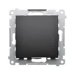 SIMON 54 WMDL-0700xx-049 Łącznik krzyżowy bez piktogramu (moduł) 10AX, 250V~, szybkozłącza; czarny mat