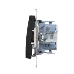 SIMON 54 WMDL-0700xx-049 Łącznik krzyżowy bez piktogramu (moduł) 10AX, 250V~, szybkozłącza; czarny mat
