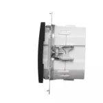 SIMON 54 WMDC-008N5P-049 Łącznik/Przycisk roletowy podwójny elektroniczny (moduł) 230 V; czarny mat