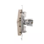 SIMON 54 WMDE-012000-044 Gniazdo ekwipotencjalne podwójne (moduł); złoty mat