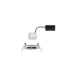 PAULMANN Oprawa do wbudowania NOVA COIN LED stała 6W 470lm 78mm 2700K IP44 230V szczotkowane żelazo