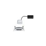 PAULMANN Oprawa do wbudowania NOVA COIN LED stała 6W 470lm 78mm 2700K IP44 230V aluminium