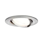 PAULMANN Oprawa do wbudowania NOVA LED DIM wychylna GU10 6.5W 460lm 84mm 2700K IP23 230V szczotkowane żelazo