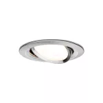 PAULMANN Oprawa do wbudowania NOVA LED DIM wychylna GU10 6.5W 460lm 84mm 2700K IP23 230V szczotkowane żelazo