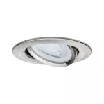 PAULMANN Oprawa do wbudowania NOVA LED DIM wychylna GU10 6.5W 460lm 84mm 2700K IP23 230V szczotkowane żelazo