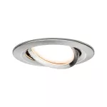 PAULMANN Oprawa do wbudowania NOVA COIN LED DIM wychylna 6W 470lm 84mm 2700K IP23 230V szczotkowane żelazo