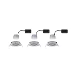 PAULMANN Oprawa do wbudowania NOVA COIN LED DIM wychylna 6W 470lm 84mm 2700K IP23 230V szczotkowane żelazo