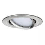 PAULMANN Oprawa do wbudowania NOVA COIN LED DIM wychylna 6W 470lm 84mm 2700K IP23 230V szczotkowane żelazo