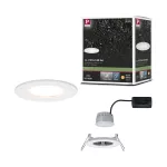 PAULMANN Oprawa do wbudowania NOVA COIN LED DIM stała 6W 470lm 78mm 2700K IP44 230V biały mat