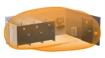 Czujnik obecności Steinel HF 180 KNX biały