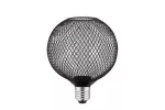 ŹRÓDŁO ŚWIATŁA LED, GRID, C125, E27, 3,5W, 120lm, 1800K, AC220-240V, 320°, ŚCIEMNIALNA, CZARNY