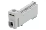 Listwa prądowa ZPS 1x25mm2, 13x2,5mm2 - szara