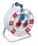 Rozgałęźnik na bębnie Ø 340, 1xGZ16A (250V) 2x16A/5p (400V), IP 44, z wył. term. 3F