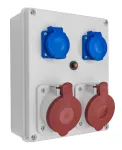 Rozdzielnica R-BOX 240, 2x32A/5p, 2x250V