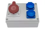 Rozdzielnica R-BOX 190, 1x16A/5p, 2x250V