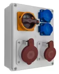 Rozdzielnica R-BOX 240, 1x32A/4p, 1x16A/4p, 2x250V, wył. L/P