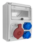 Rozdzielnica R-BOX 240 8S 1x32/5, 2x230V puste okno