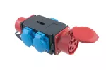 Rozdzielnica R-BOX MINI 1x16A5p/1x16A5p;3x250V
