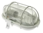 Oprawa siatką plastikową, owal 60W27/1b.12, p.12 poliwęglan