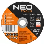 Tarcze tnące do metalu/INOX 125 x 1.0 x 22,2mm, 41 A60-S-BF, 100 szt. wiaderko. Wyprodukowano w PL