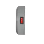 SIMON AQUACLICK WA-GZN4W1x-xx-18xx Gniazdo wtyczkowe natynkowe, 4-krotne z uziemieniem, z wbudowanym wyłącznikiem, IP20, 16A, 250V~, zaciski śrubowe; ciemnoszary