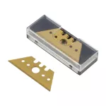 Ostrza trapezowe 52 / 0.65 mm Wolfcraft - pokryte tytanem [5 szt.]