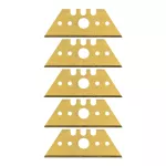 Ostrza trapezowe 52 / 0.65 mm Wolfcraft - pokryte tytanem [5 szt.]