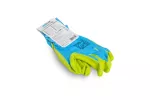 ULLER rękawice kids powlekane latexem niebiesko/zielone 6